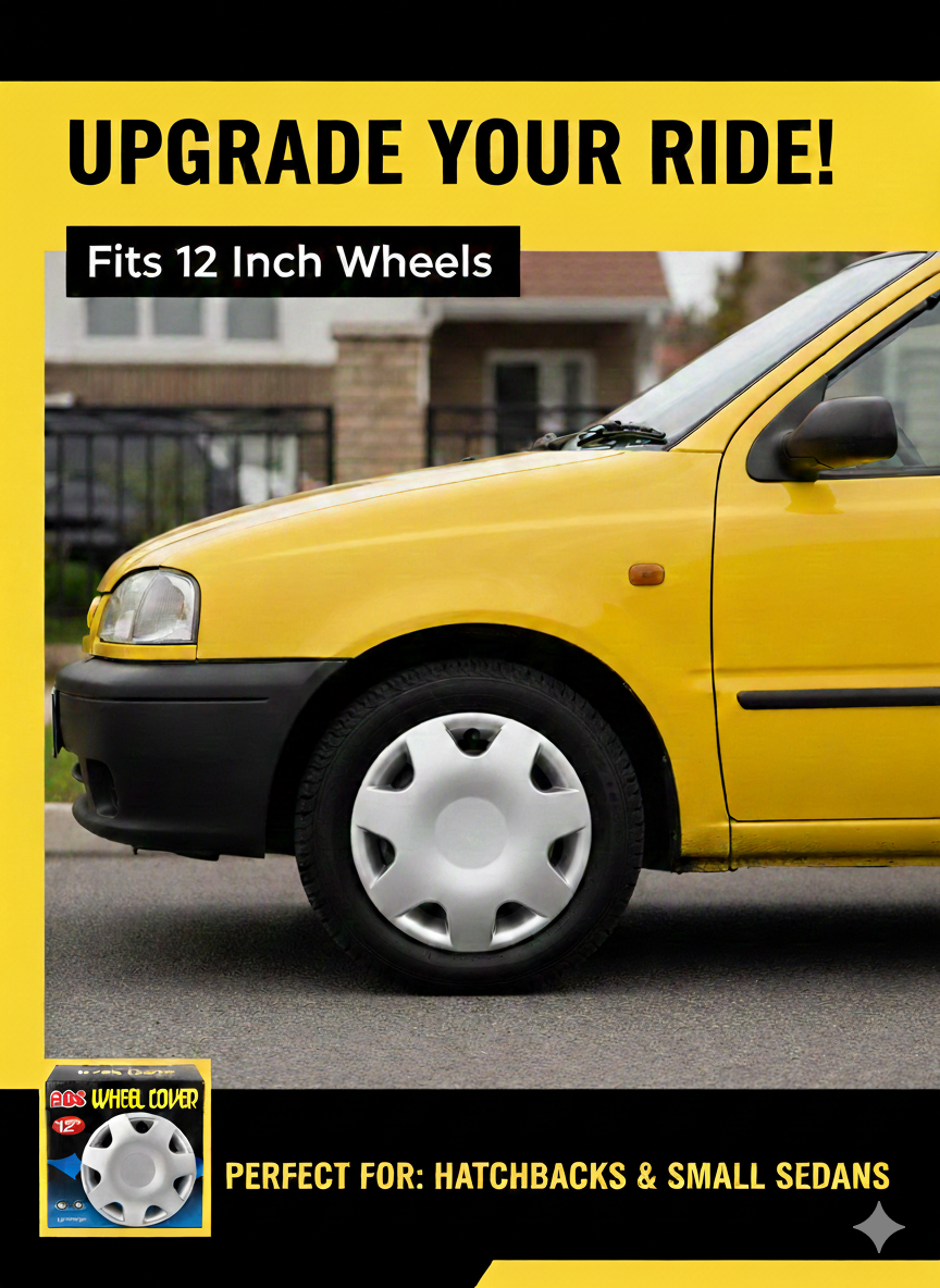12-inch premium hubcap